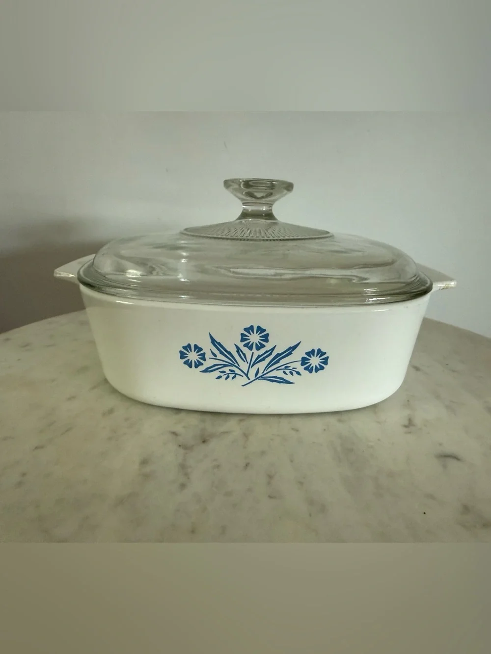 Corning Ware Blue Cornflower A-2-B w/ matching Pyrex A-9-C Lid 2 Qt